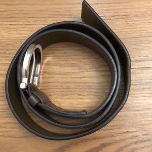 Men’s Farragamo Brown Leather Belt